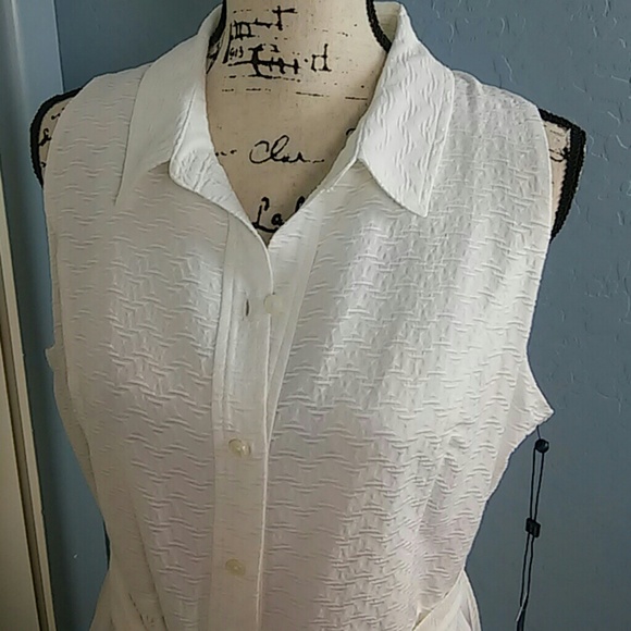 Tommy Hilfiger textured shirt dress - Picture 4 of 5